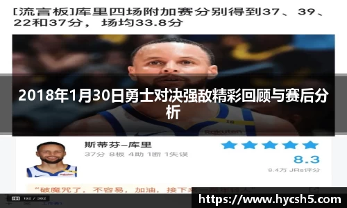 2018年1月30日勇士对决强敌精彩回顾与赛后分析